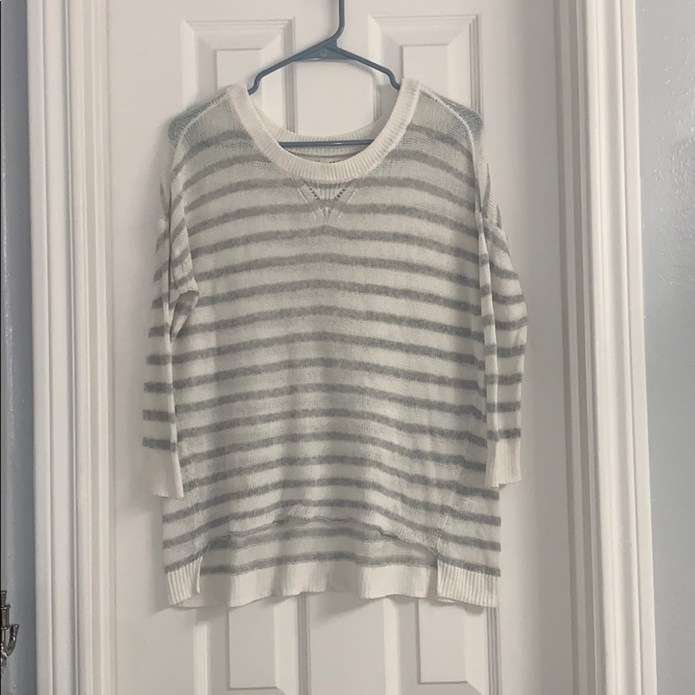 Aerie light knit striped sweater
